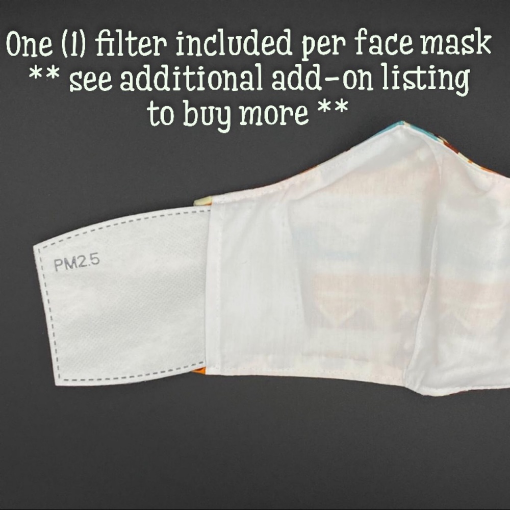 STAR WARS (beige) Fitted Cloth Face Mask ➕Filter - Picture 4 of 5
